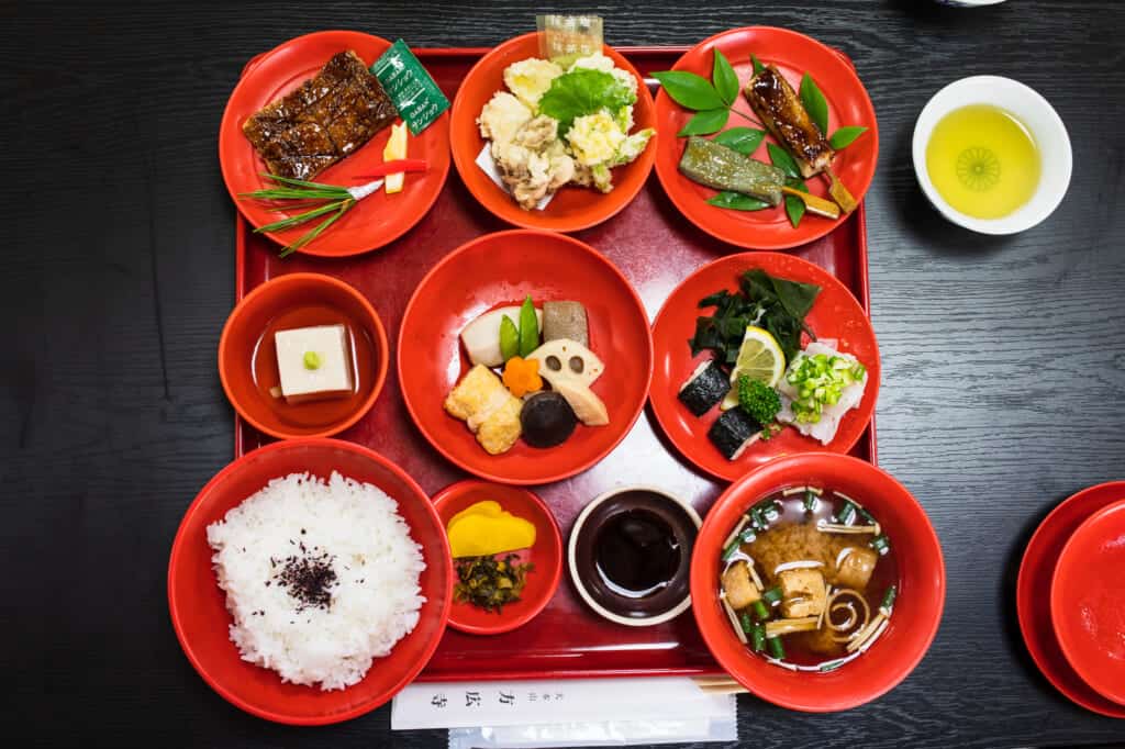 vegan shojin ryori buddhist meal at hokoji temple