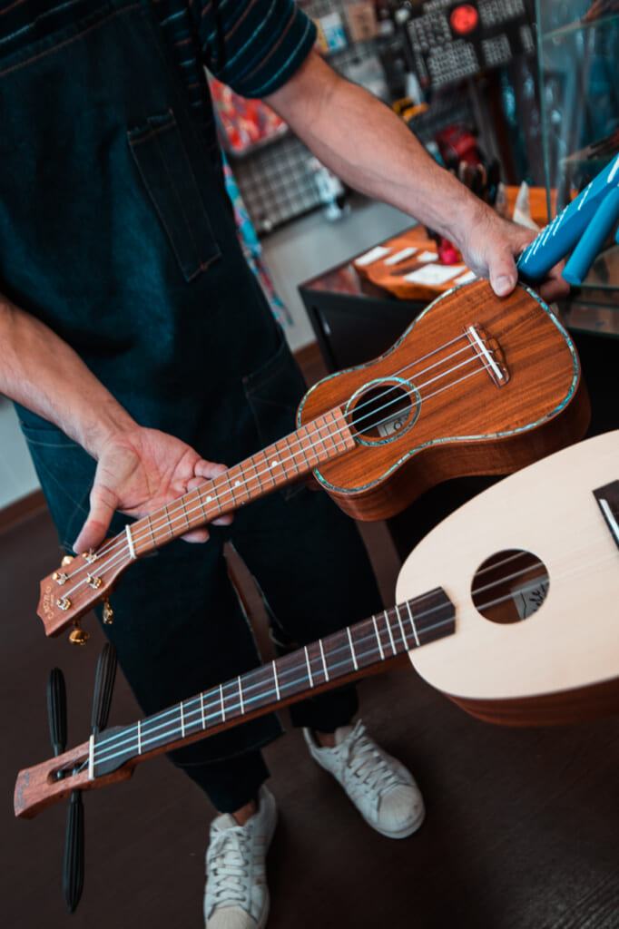 detail of two different sanlele