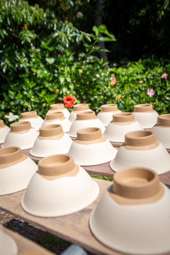many ceramic bowls in okinawa