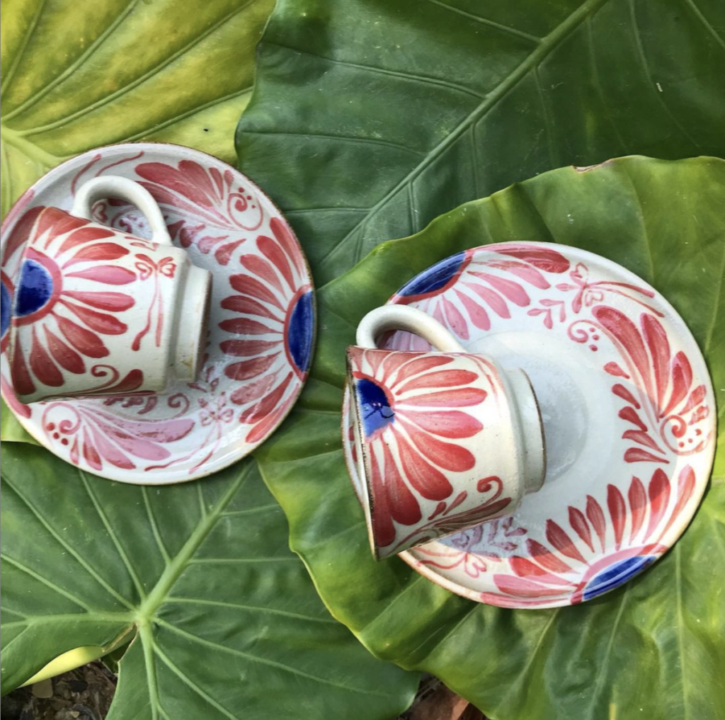 two okinawa ceramic mugs