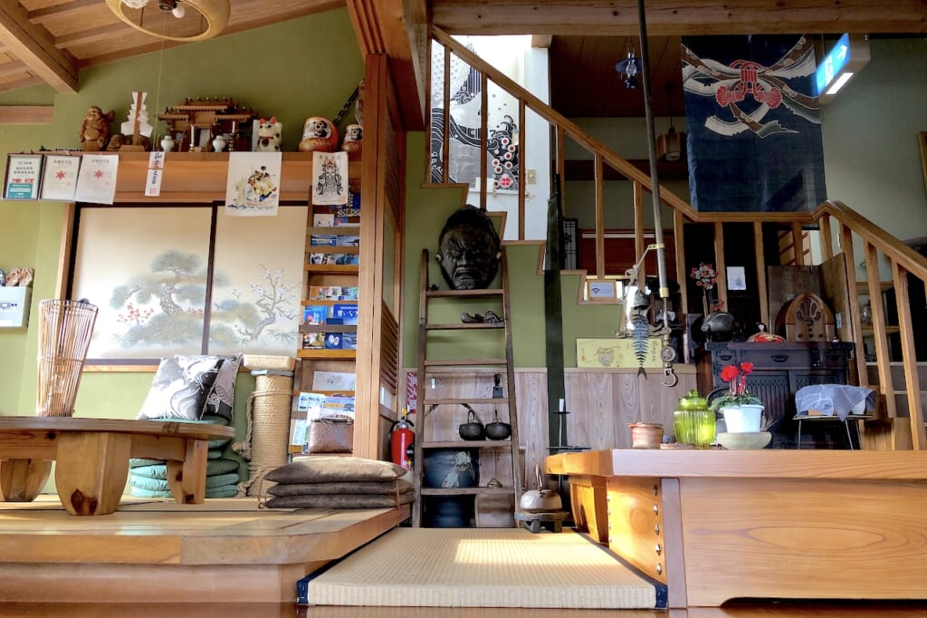 interior of traditional Japanese guest house