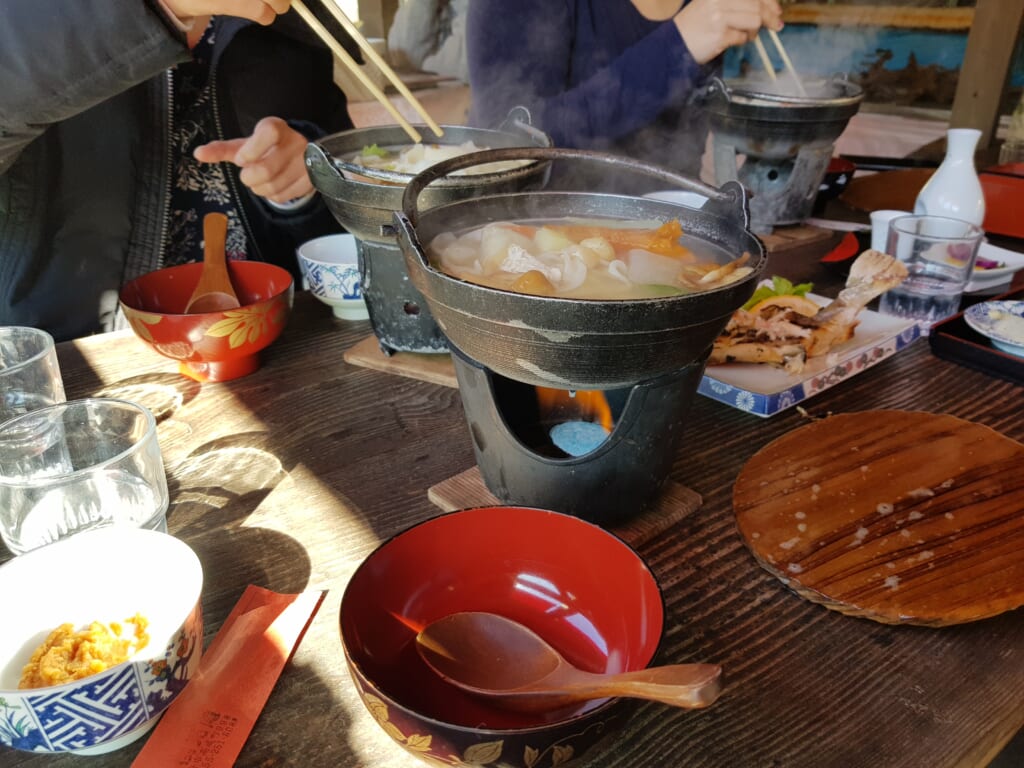traditional Japanese food a tasty place to share in Kofu