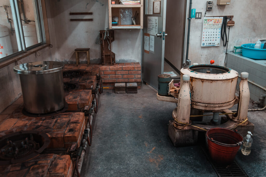 room for dyeing japanese textiles in okinawa