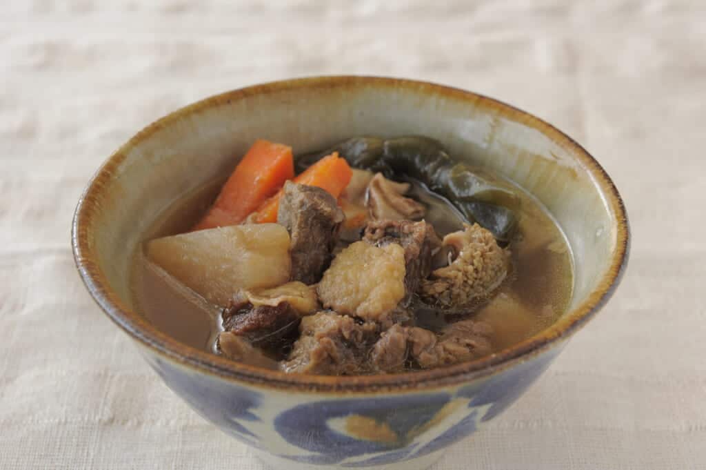 Gyuujiru, okinawan food in Japan