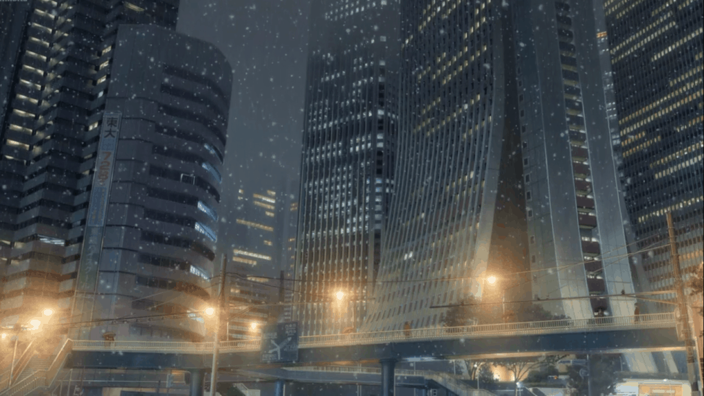 Scene of Your Name in Shintoshin Bridge