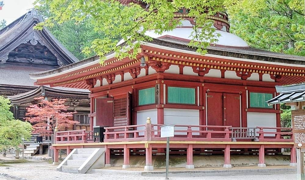 Part of the Danjo Garan temple complex on Mt. Koya
