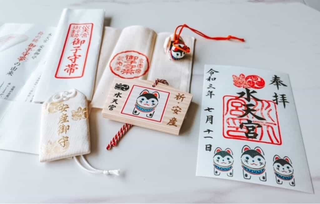 omamori from shrines in Japan