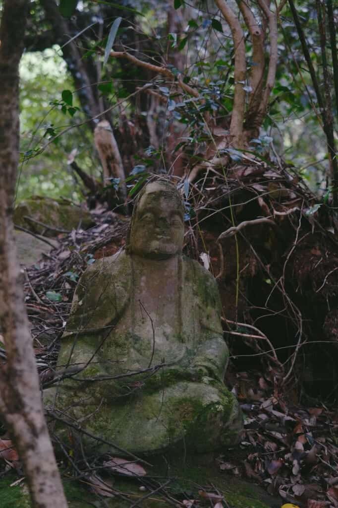 Japanese Statue of arhat in 