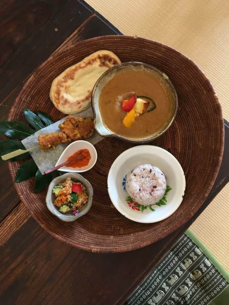 Lunch at Café Kokopelli in Japan