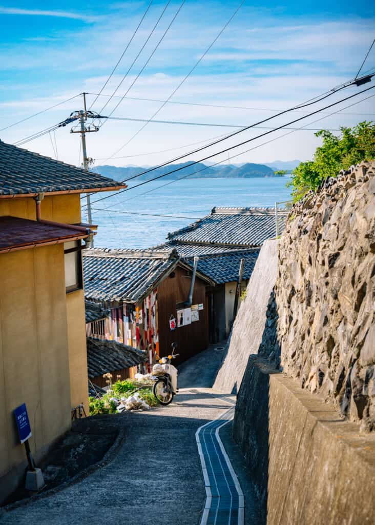 small fishing village in Ogijima Village
