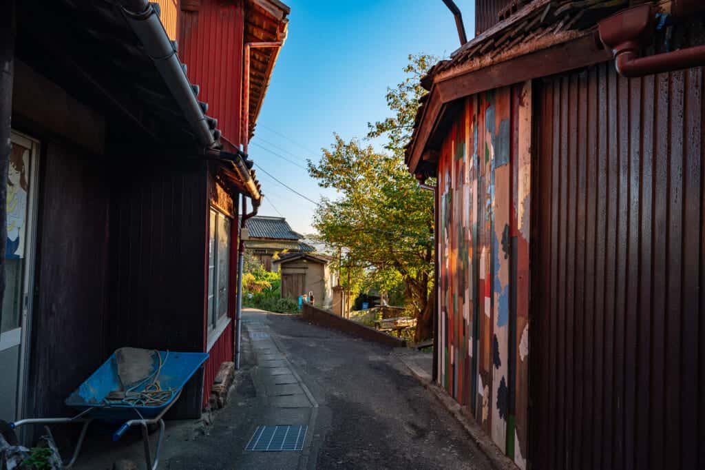 Japanese Alley in Ogijima Village