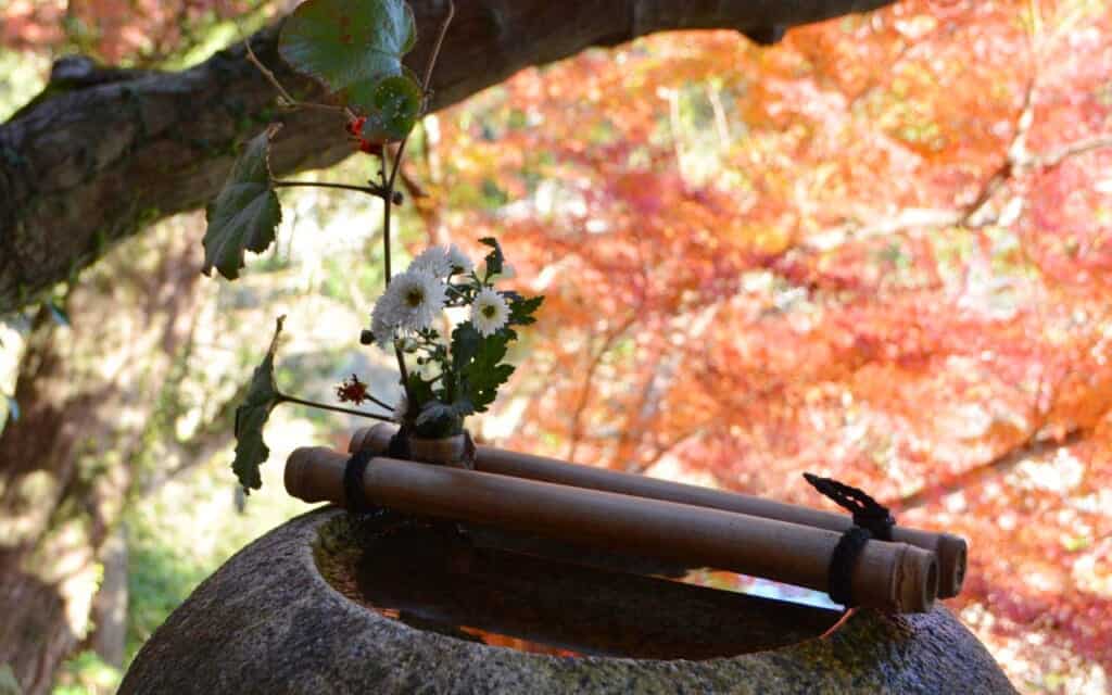 Decoration at Garyu Sanso in ozu city