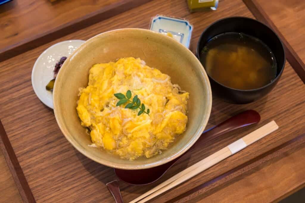 Japanese egg meal in Japan