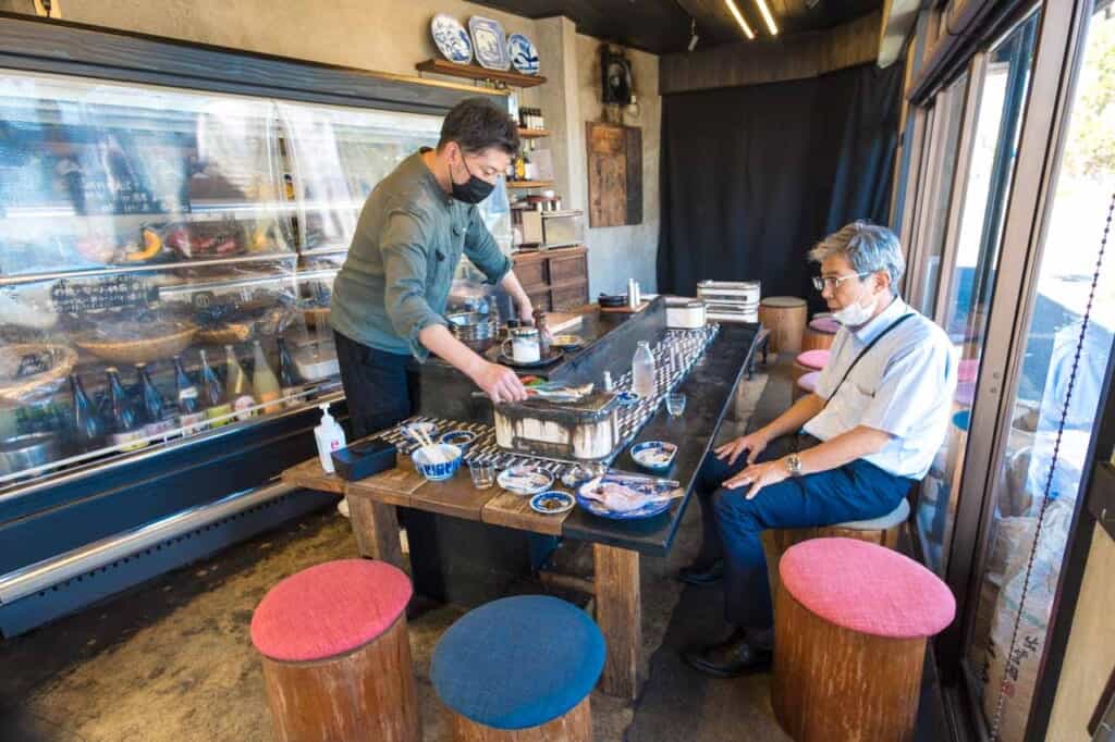 Japanese seafood restaurant near Amanohashidate