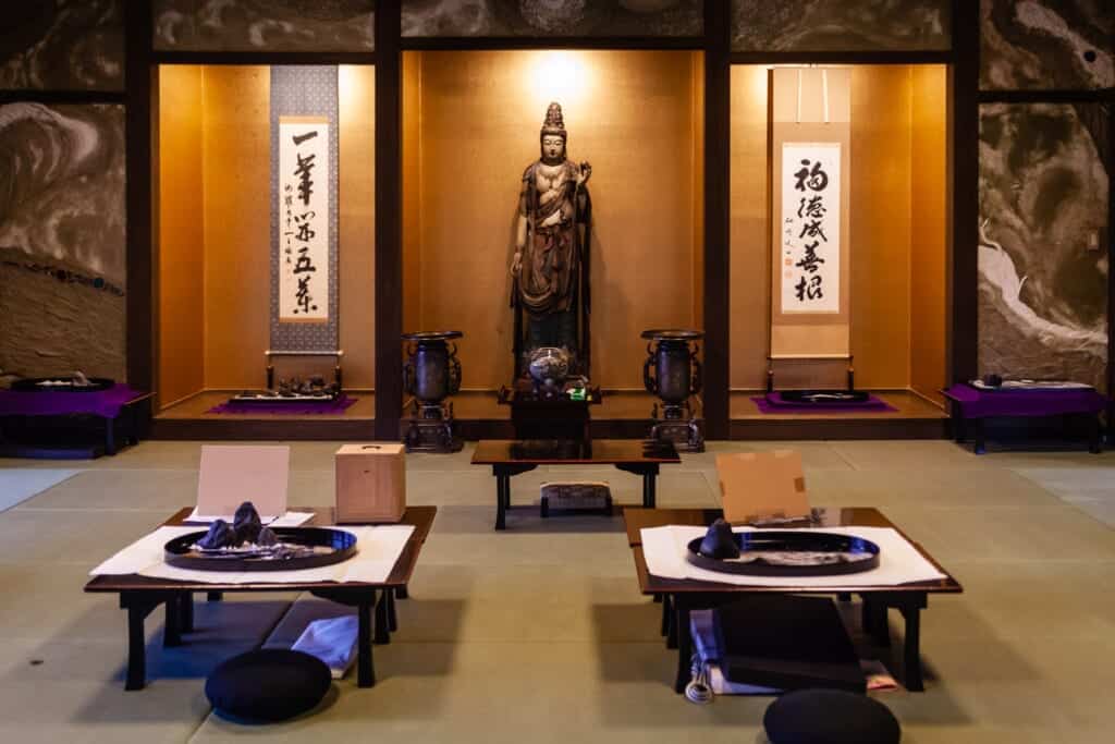 Small stone gardens in Japan