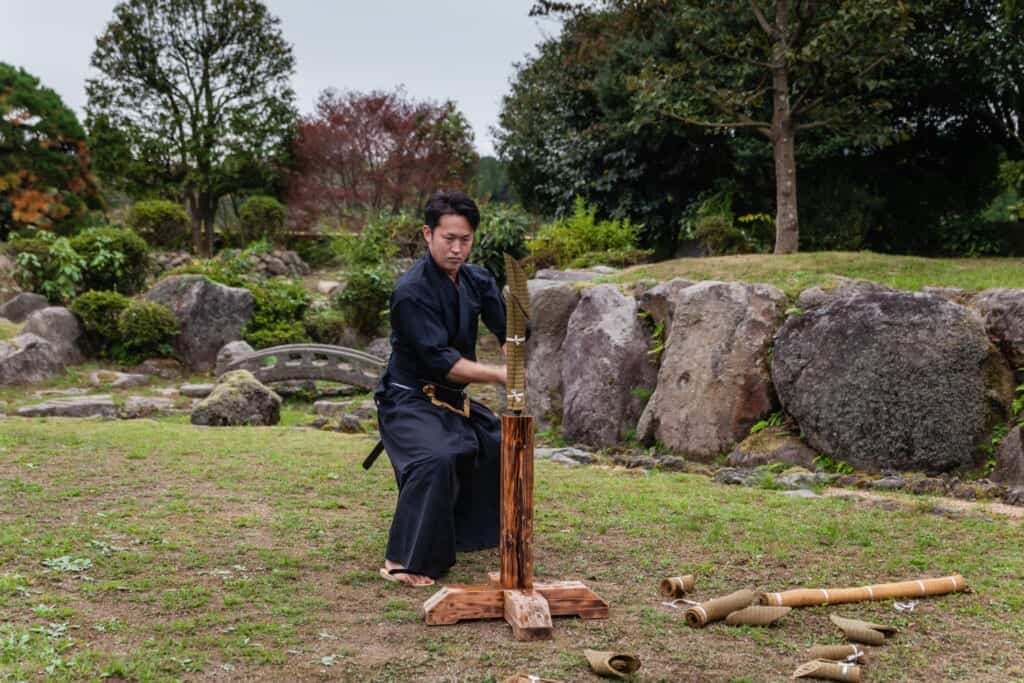 Being a Samurai for a Day in Meihodo, Kumamoto