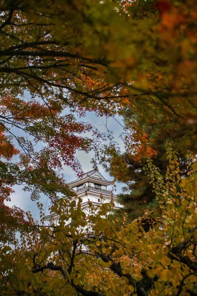 Important castle site linked to samurai culture in Fukushima, Japan