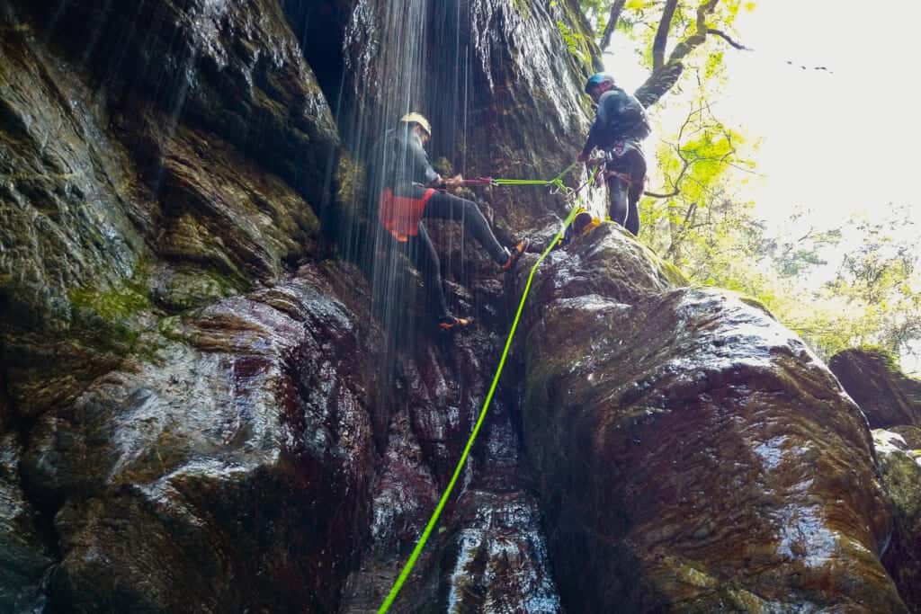 canyoning in shikoku