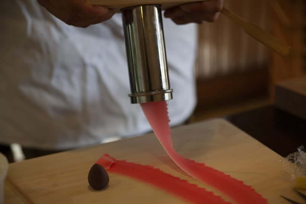 Japanese Sweets experience at Urashiman Honpo in Japan