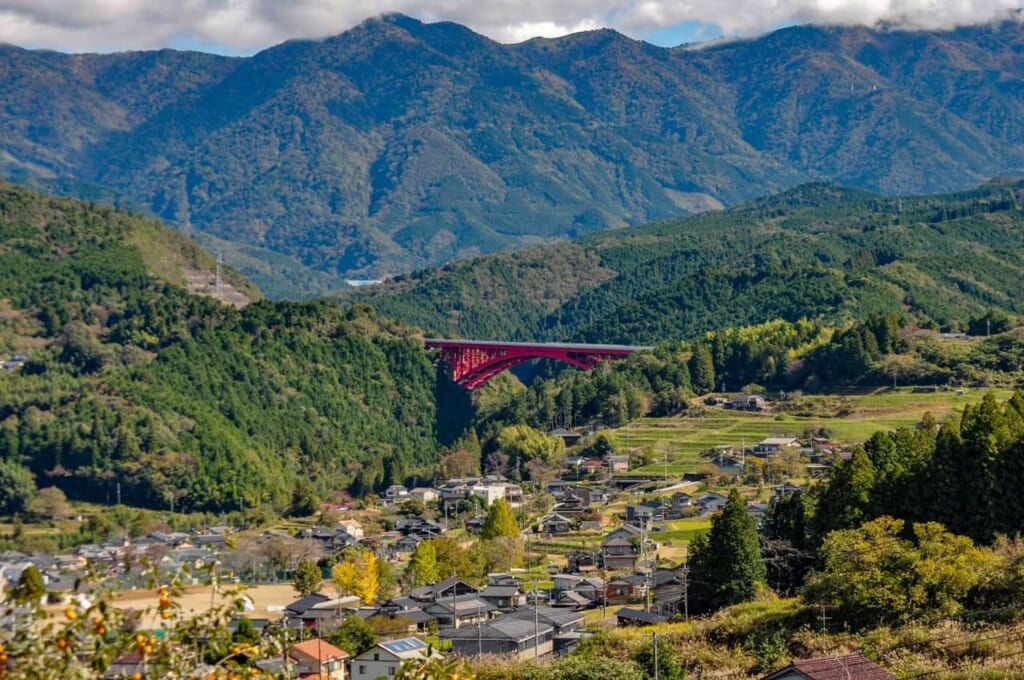 Amazing view of Nakatsugawa in Japan