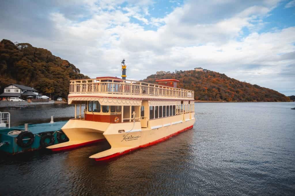 The sunset cruise in Hamamatsu