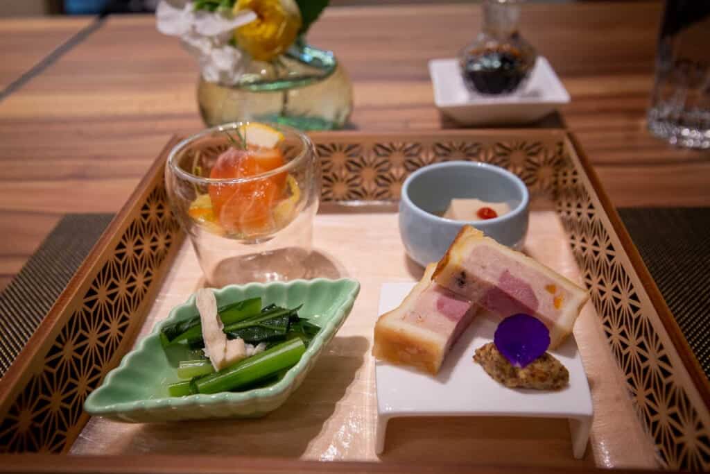 Kaiseki meal at KIARA's