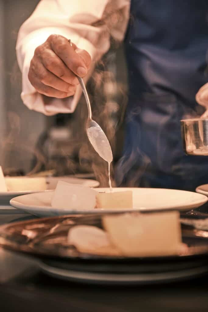 Local dishes from L'aureole Tanohata