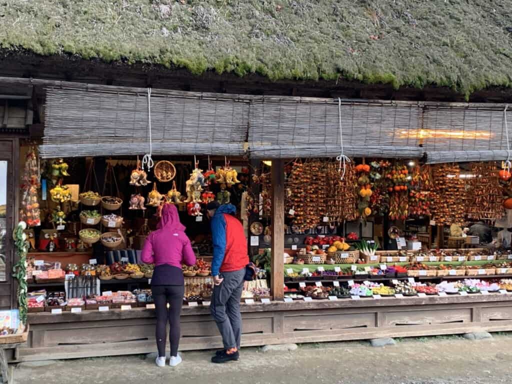 people shopping in fukushima