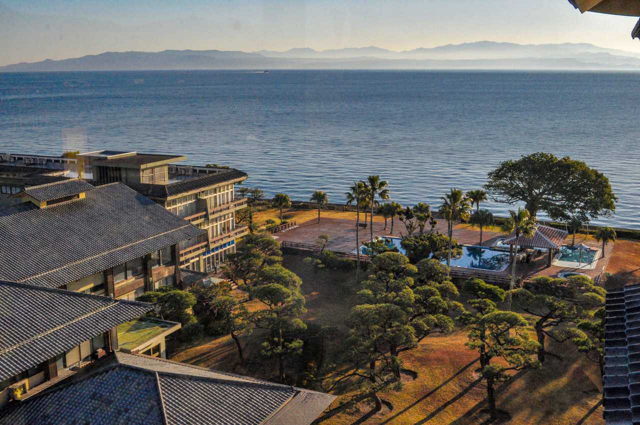 Daybreak at Ibusuki Onsen Hakusuikan