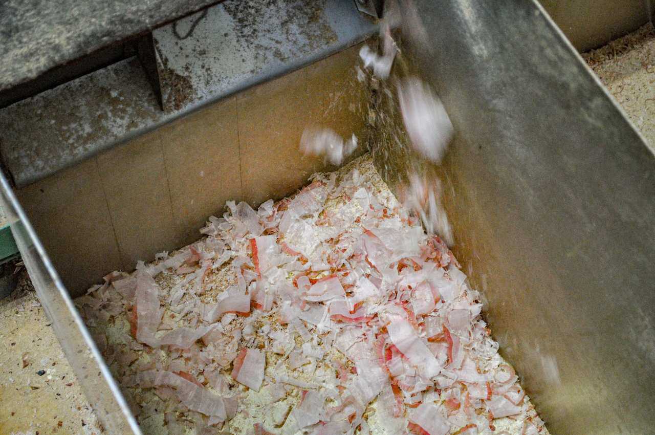 Last step: grate the bonito