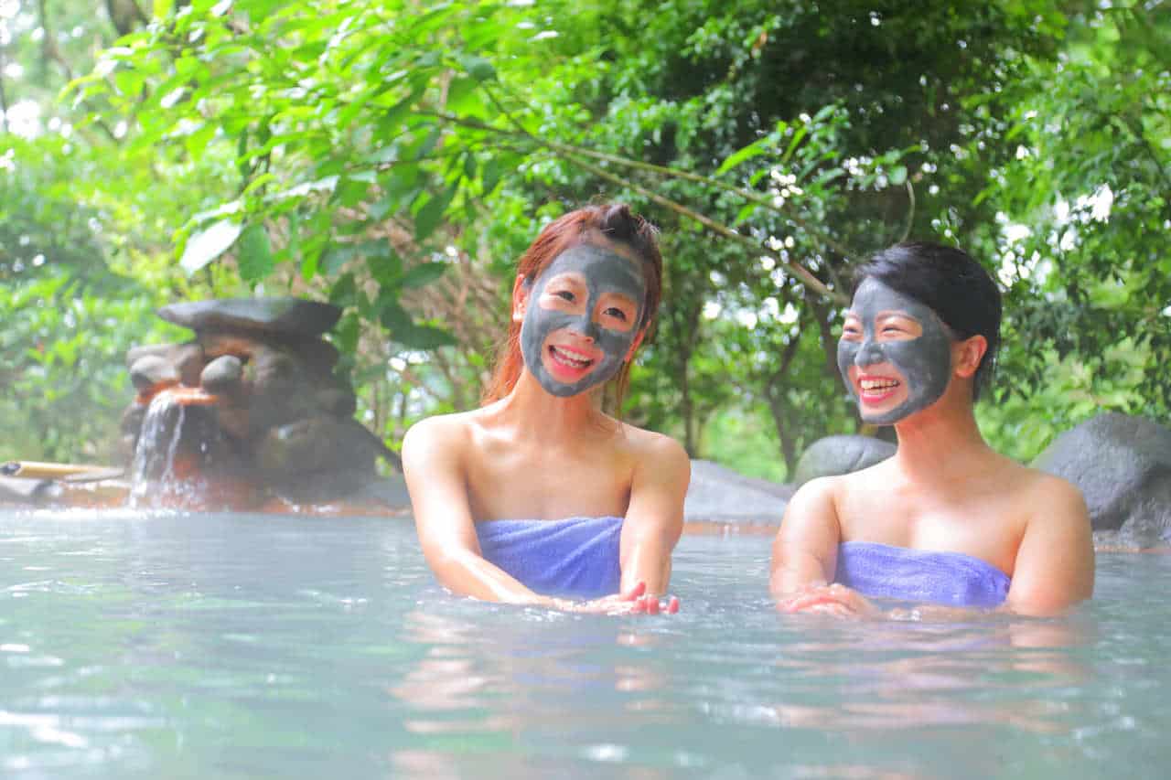 enjoy a moisturizing mud mask
