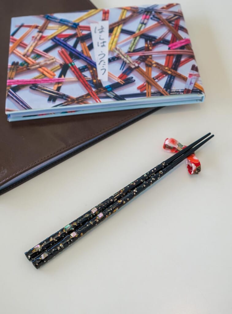 Japanese lacquered chopsticks
