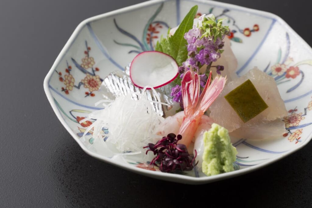 Kaga Ryori sashimi