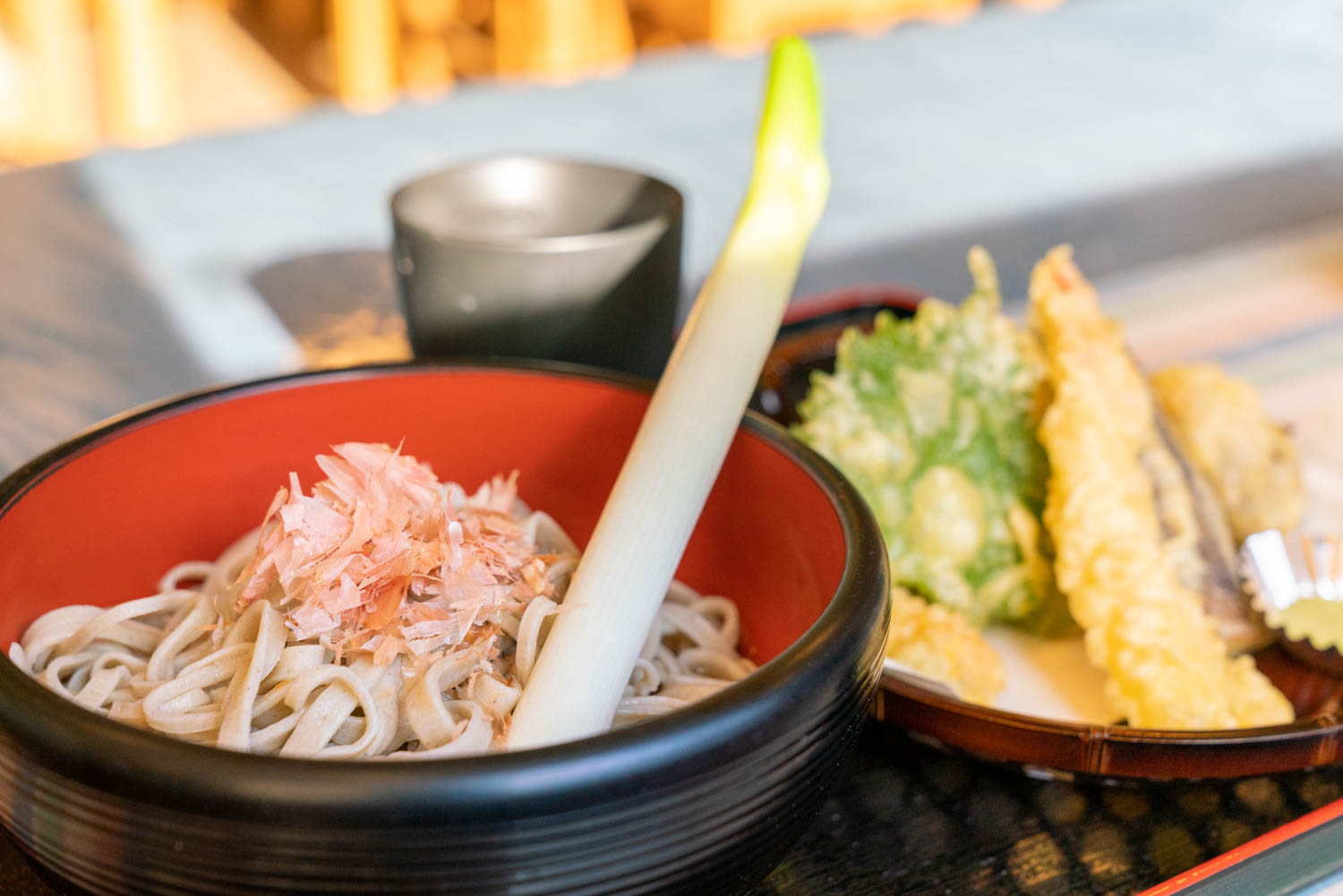 Negi Soba in Ouchijuku
