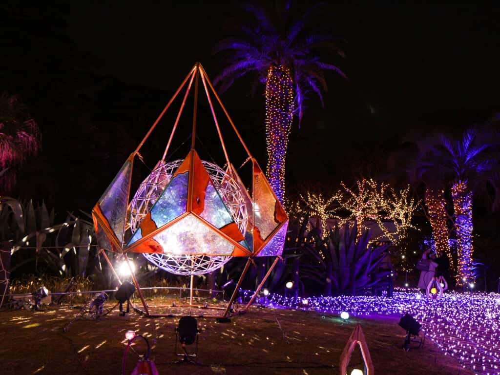 illuminatin lights in japan