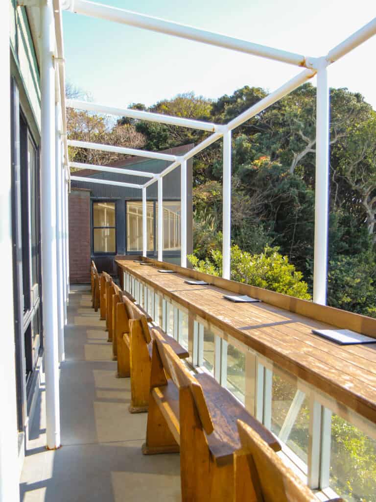 outdoor terrace in japan