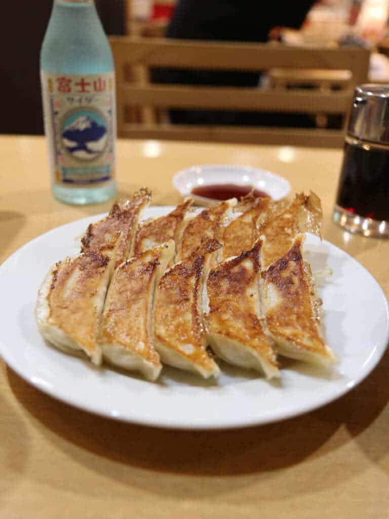 Japanese pan-fried gyoza