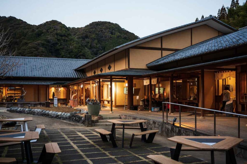 exterior building of takumijuku, a Japanese workshop in shizuoka,  Japan