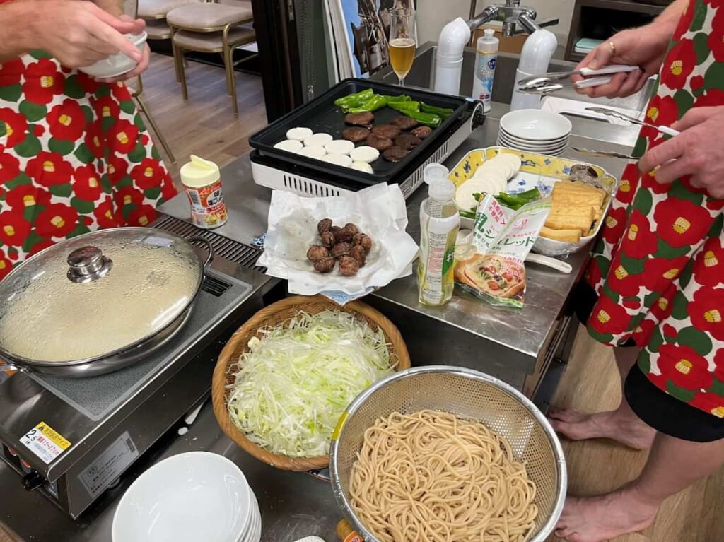 A vegan menue at Himawari-tei.