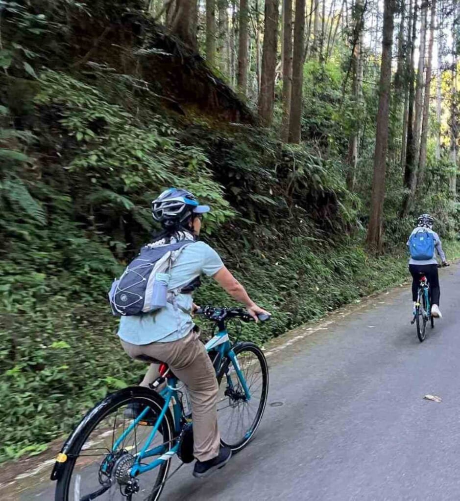 Exploring Hitoyoshi Kuma by bicycle.
