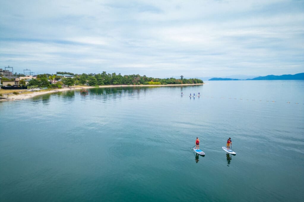 SUPer on a lake in Japan