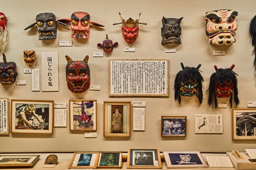 Oni demon masks in Kyoto
