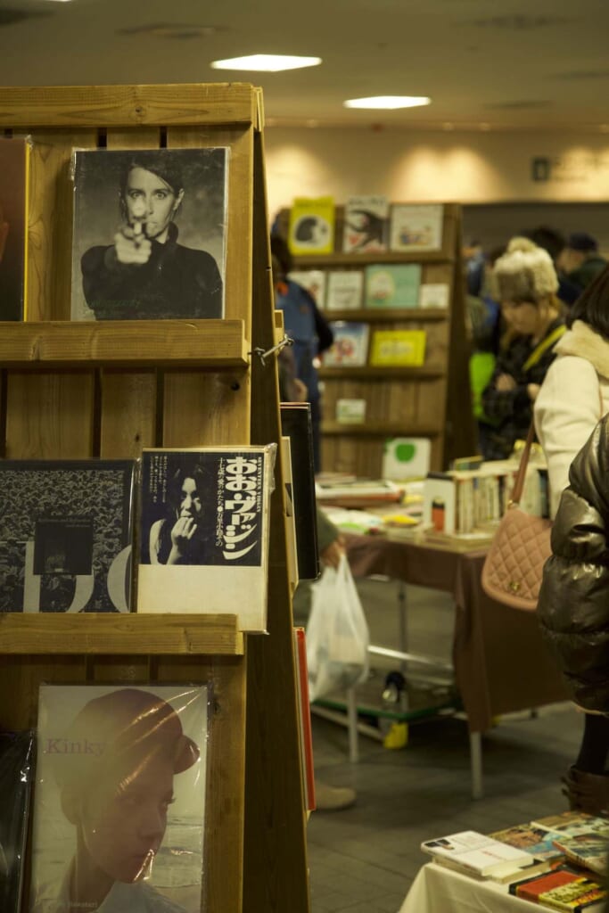 Vintage items at a Japanese flea market