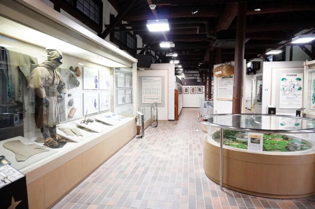 Ninja history exhibit at Iga-ryu Ninja Museum