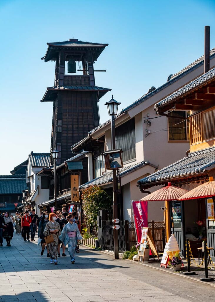 Kawagoe's iconic Toki-no-Kane bell tower