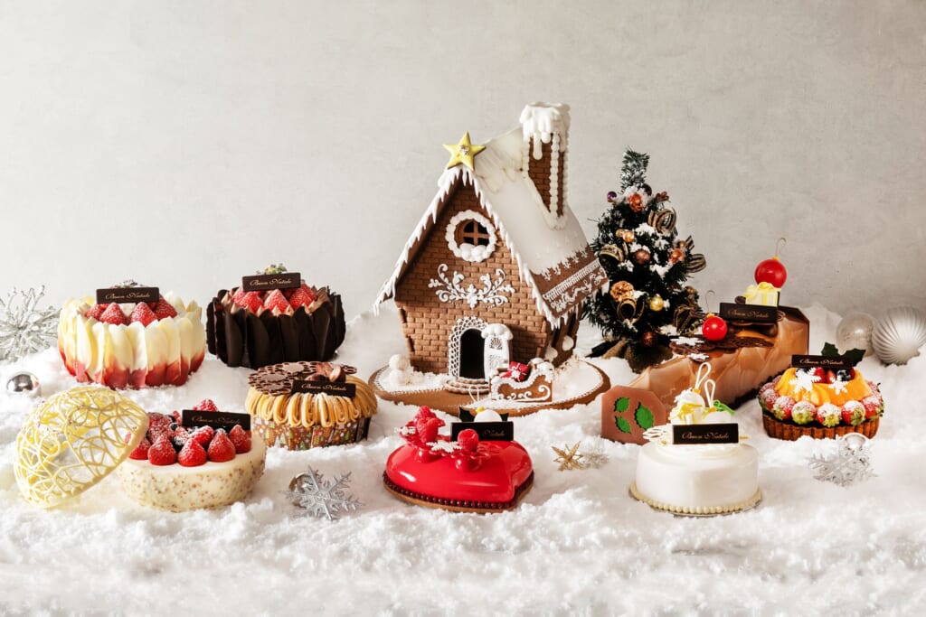 Christmas cakes made by Grand Hyatt Tokyo
