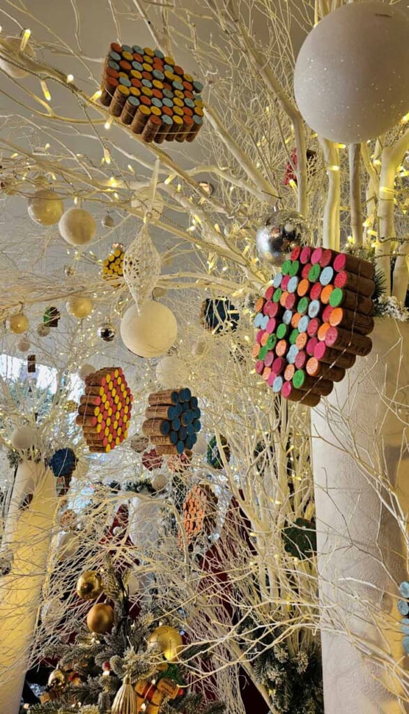 Cork ornaments at Grand Hyatt Tokyo