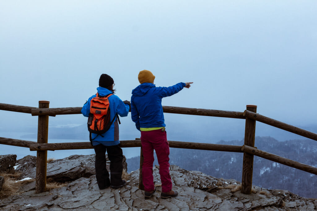 People traveling to East Hokkaido