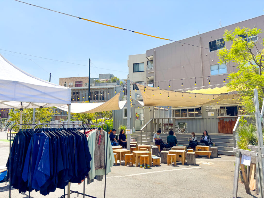 sitting area in Shimokitazawa