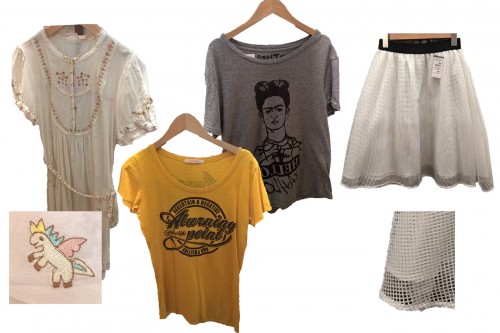 Vêtements chinés chez Treasure Factory au Japon